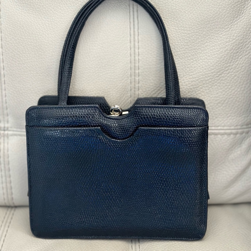 Vintage  Meyers evening, bag Meyers black leather formal bag